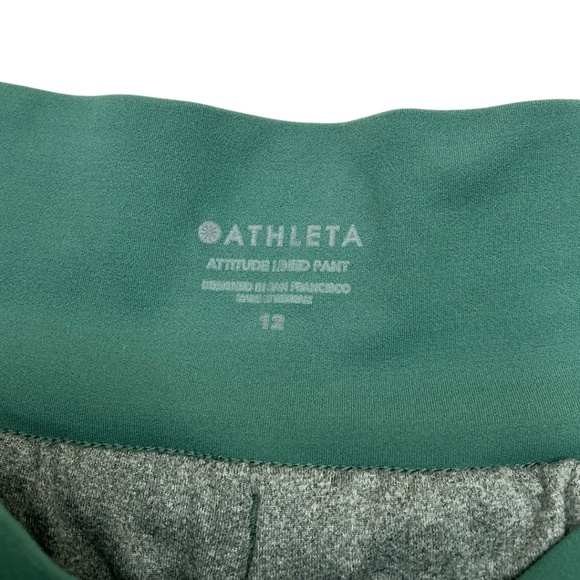 Athleta Attitude Lined Pant Jogger Juniper Green - Picture 6 of 14